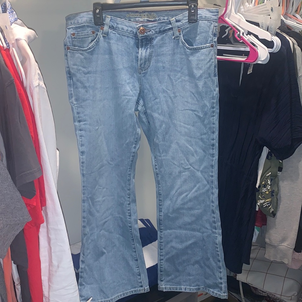 American Eagle size 14 short bootcut jeans